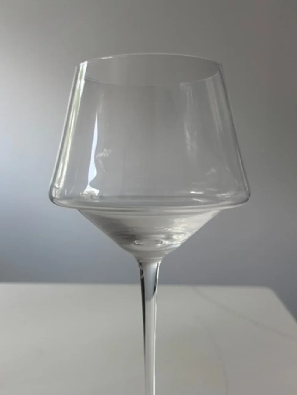 Bloomingville Yvette White Wine Glasses Set of 3 Handcrafted in Sweden NEW